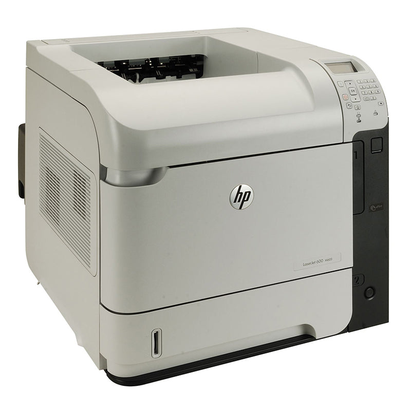 HP LaserJet Enterprise M603DN Monochrome Printer - High-speed, high-resolution printing for busy office environments.