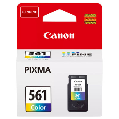 Canon CL-561 Tintenpatrone Color Verpackung, farbige Tintenpatrone für hochwertige Drucke und Dokumente. Kompatibel mit PIXMA Druckern.