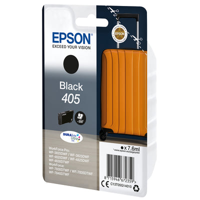 Verpackung der Epson 405 (T05G14010) Tintenpatrone Schwarz mit hoher Druckqualität.