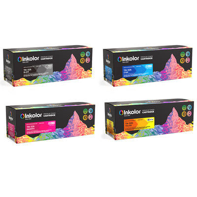 Alt Tag: Brother TN-326 Multipack kompatible Toner (TN-326BK + TN-326C + TN-326M + TN-326Y) kompatibles Toner-Set Schwarz Cyan Magenta Gelb