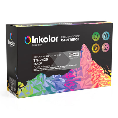 Brother TN-2420 kompatibler Toner Schwarz für Brother HL und DCP – Inkolor