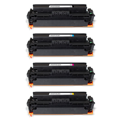 HP 410X Multipack kompatible Toner (CF410X + CF411X + CF412X + CF413X) kompatibles Toner-Set Schwarz Cyan Magenta Gelb