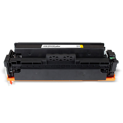 Alt Tag: HP 410X (CF412X) kompatibler Toner Gelb Tonerkartusche gelb fuer HP LaserJet, hohe Reichweite bis 5.000 Seiten
