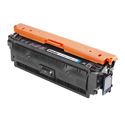 Alt Tag: HP 508X (CF361X) kompatibler Toner Cyan kompatible Cyan-Tonerkartusche fuer HP LaserJet, hohe Seitenleistung bis 9.500 Seiten