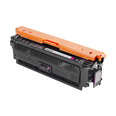 Alt Tag: HP 508X (CF363X) kompatibler Toner Magenta Kartusche, kompatibel, hohe Seitenleistung bis 9.500 Seiten, fuer Profidruck