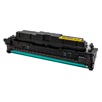 HP 220A (W2202A) kompatibler Toner Gelb - kompatible gelbe Tonerkartusche fuer HP Laserdrucker, hohe Druckqualitaet