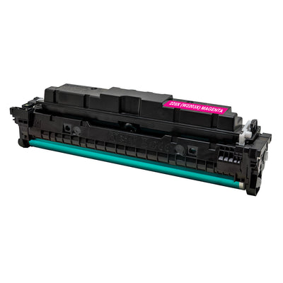 Alt Tag: HP 220X (W2203X) kompatibler Toner Magenta - kompatible Magenta-Tonerkartusche fuer HP Drucker, hohe Reichweite
