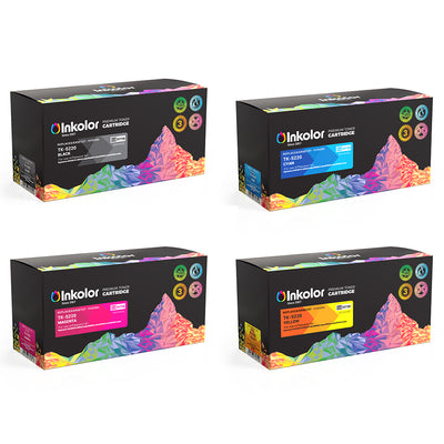 Alt Tag: Kyocera TK-5220 Multipack kompatible Toner (TK-5220K + TK-5220C + TK-5220M + TK-5220Y) kompatibles Toner-Set, 4 Kartuschen