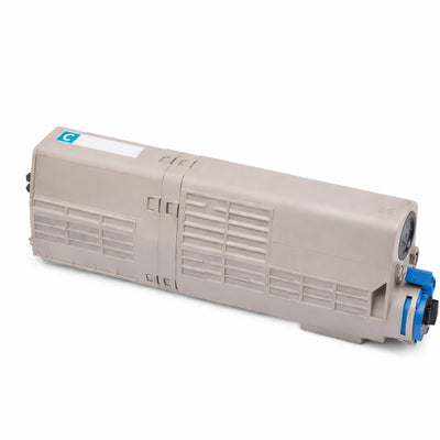 Alt Tag: Oki 46490403 kompatibler Toner Cyan Kartusche, Cyan-Farbtoner kompatibel, bis zu 1500 Seiten, fuer professionelle Druckqualitaet