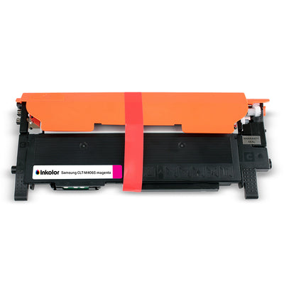 Alt Tag: Samsung CLT-M406S kompatibler Toner Magenta Kartusche fuer brillante Farbausdrucke, bis zu 1.000 Seiten, kompatibel
