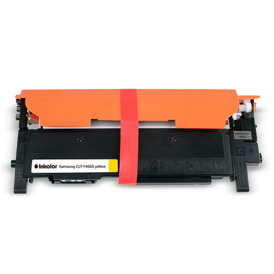 Alt Tag: Samsung CLT-Y406S kompatibler Toner Gelb – kompatible Gelb-Tonerkartusche fuer Samsung Drucker, bis 1.000 Seiten, lebendige Farben