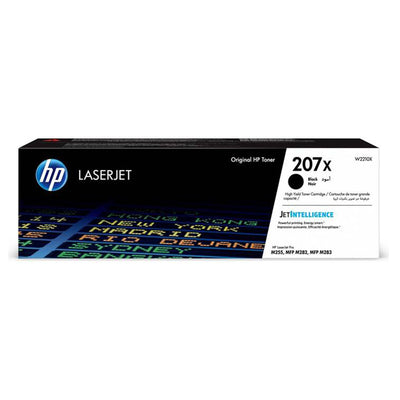 Alt Tag: HP 207X (W2210X) Toner Schwarz LaserJet Tonerkartusche, hohe Seitenkapazitaet bis 3.150 Seiten, fuer professionelle Drucke