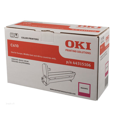 Oki 44315106 Bildtrommel - Drum Magenta Verpackung für Oki-Drucker, Originalzubehör, hohe Seitenkapazität und lebendige Drucke