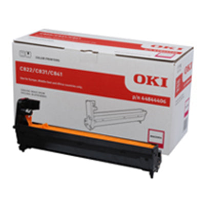Oki 44844406 Bildtrommel - Drum Magenta für scharfe, lebendige Ausdrucke, geeignet für Oki-Drucker, Seitenkapazität bis zu 30.000 Seiten.