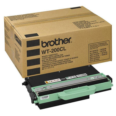 Brother WT-200CL Resttonerbehälter in Originalverpackung, kompatibel mit verschiedenen Brother Laserdruckern, zur Optimierung der Druckqualität.