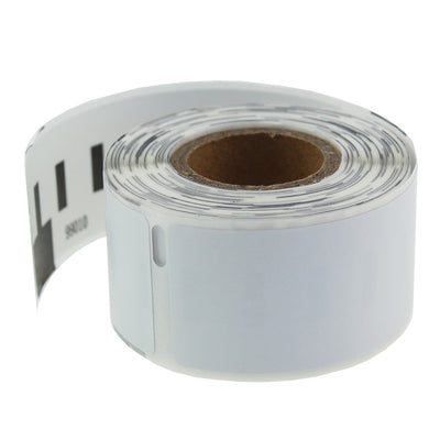 Alt Tag: Dymo 99010 (S0722370) kompatible Etiketten Rolle fuer Dymo LabelWriter, weisse Versandetiketten auf Rolle