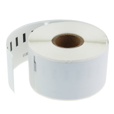 Alt Tag: Dymo 11356 (S0722560) kompatible Etiketten auf Rolle, robuste weisse Label fuer klare, langlebige Beschriftungen