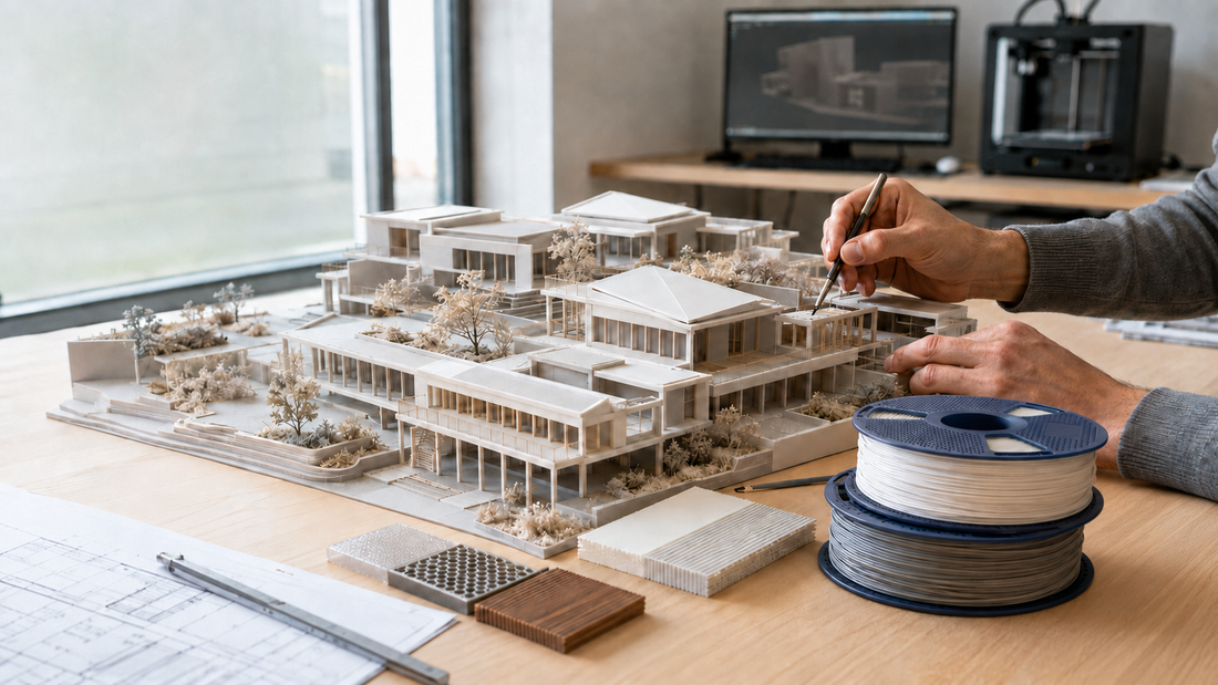 3D-Filamente für Architekturmodelle: Was Architektur- und Designprofis beachten sollten