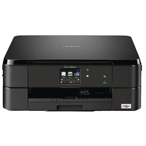 Brother DCP-J562DW Inkjet Multifunction Printer with Wi-Fi, featuring printing, scanning, copying, and duplex capabilities.