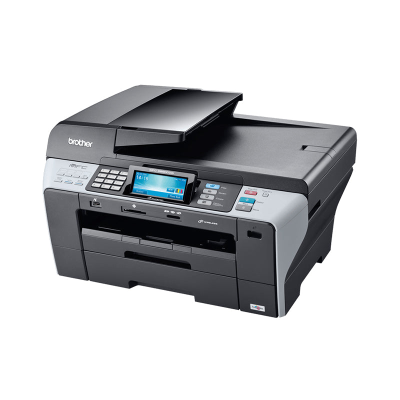 Brother MFC-6890CDW multifunction printer with duplex, A3 format handling, and built-in Wi-Fi for efficient printing.