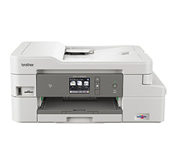 Brother MFC-J1300DW inkjet multifunction printer with touchscreen and duplex printing, ideal for home or office use.