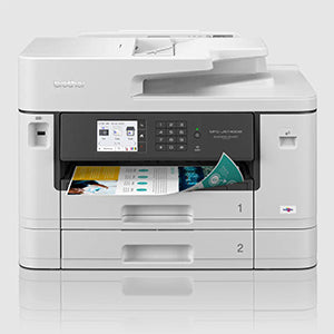 Brother MFC-J5740DW multifunction inkjet printer with fast and high-quality print, copy, scan, and fax features.