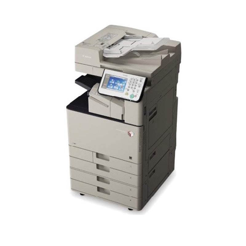 Canon imageRUNNER ADVANCE C3330i multifunctional color printer for office use, featuring 30 ppm speed and 1200 dpi resolution.