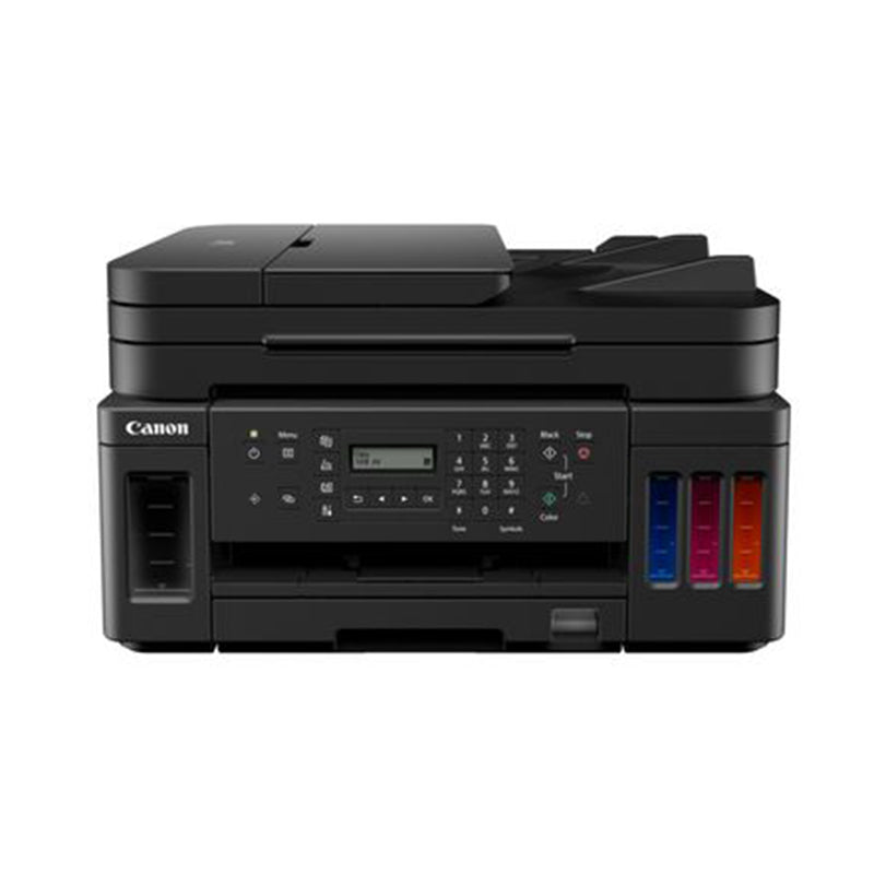 Canon Pixma G7050 inkjet printer featuring refillable ink tanks and multifunction capabilities for office and home use.
