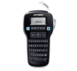Dymo LabelManager 160 portable label printer with QWERTZ keyboard and display for fast, efficient label printing.