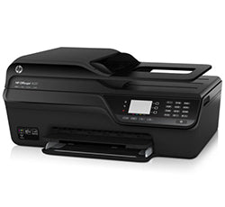 HP OfficeJet 4620 multifunction inkjet printer, featuring print, scan, copy, and fax capabilities, compact and wireless-ready.