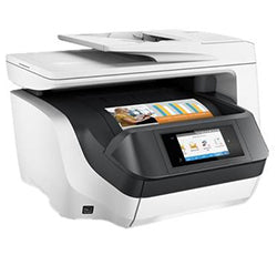 HP OfficeJet Pro 8730 All-in-One Printer for small to medium offices with printing, scanning, copying, and faxing capabilities