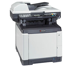 Kyocera Ecosys M6026cdn multifunctional color laser printer with duplex printing, high efficiency, and eco-friendly features