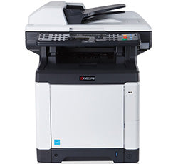 Kyocera FS-C2026MFP+ multifunction color laser printer with high-speed printing for small to medium office use.