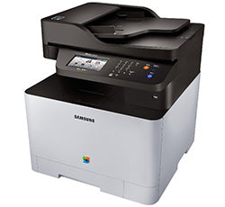 Samsung Xpress M2885 multifunction monochrome laser printer with high speed and resolution for printing, copying, and scanning.