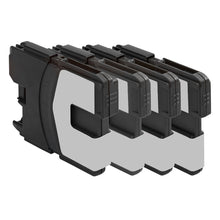 Brother LC-1100 kompatible Tintenpatronen Multipack in Schwarz, Cyan, Magenta und Gelb für hochwertige Druckergebnisse.