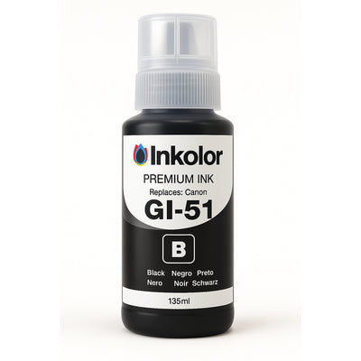 Canon GI-51PGBK kompatible Tintenpatrone Schwarz für hochwertige Ausdrucke