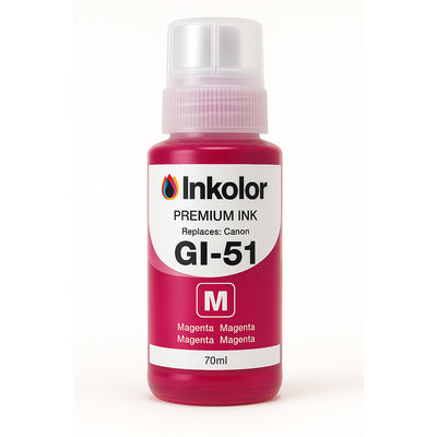 Canon GI-51M kompatible Tintenpatrone Magenta für professionelle Druckqualität
