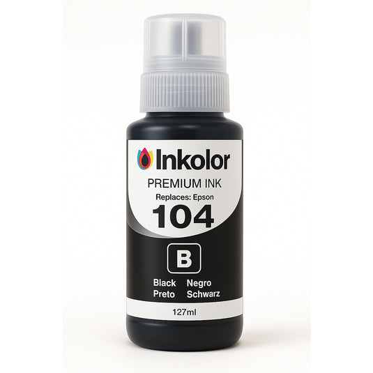 Epson 104 (T00P140) kompatible Tintenpatrone Schwarz, 127ml, für hochwertige Drucke in Büro und Zuhause, wirtschaftlich mit 4.500 Seiten Kapazität.