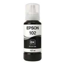 Epson 102 kompatible schwarze Tintenpatrone, 127 ml, für hohe Druckqualität und Effizienz in Büros und privat.