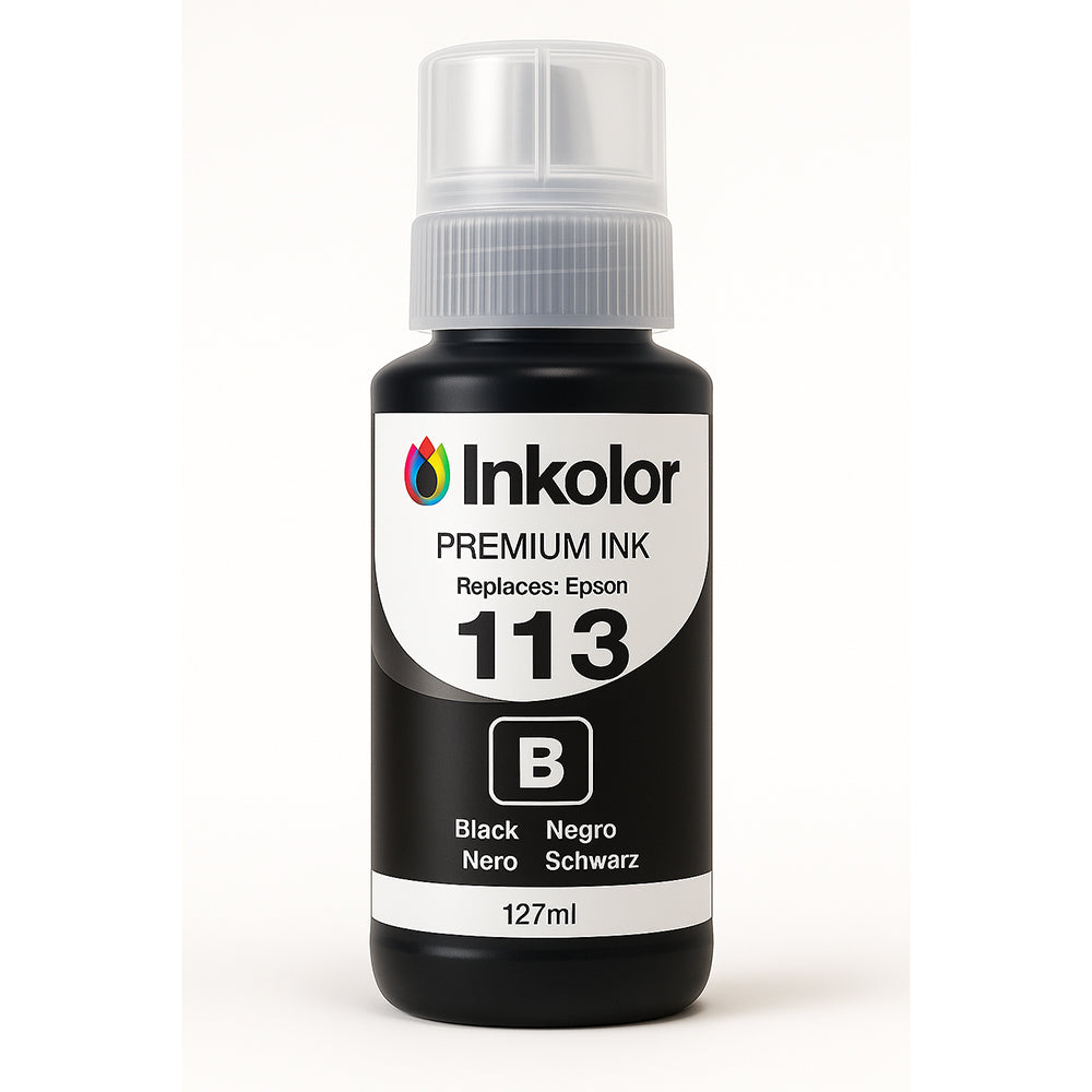Epson 113 T06B140 kompatible schwarze Tintenpatrone, 127ml, hohe Druckkapazität, geeignet für Büro und privaten Gebrauch