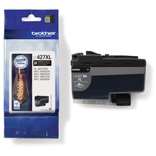Brother LC-427XLBK Schwarz Tintenpatrone, ideal für professionelle Büros mit hohem Druckvolumen, bis zu 6.000 Seiten, zuverlässige Druckqualität.