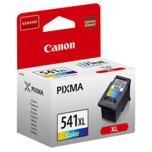 Canon CL-541XL Color ink cartridge, provides vibrant color prints and high capacity, ideal for photos and documents, see packaging.