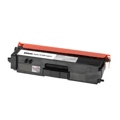 Alt Tag: Brother TN-328M kompatibler Toner Magenta Kartusche fuer Brother Drucker, hohe Reichweite bis 6.000 Seiten, praezise Farbwiedergabe