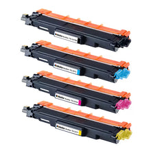 Brother TN-247 compatible toner multipack in black, cyan, magenta, yellow for high-quality printing.