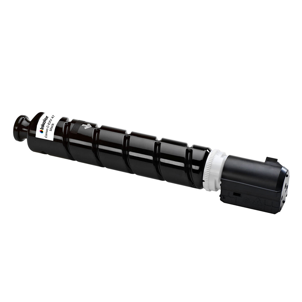 Canon C-EXV 47 compatible black toner cartridge with high print quality and reliability for professional use.