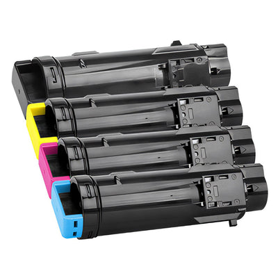 Alt Tag: Dell H625, H825, S2825 Multipack kompatible Toner (593-BBSB + 593-BBSD + 593-BBRV + 593-BBSE) Tonerkartuschen Set