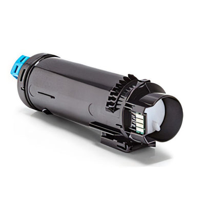 Alt Tag: Dell 593-BBSD (4R6JN) kompatibler Toner Cyan Kartusche, Cyan-Farbtoner fuer klare, professionelle Drucke bis 1.400 Seiten