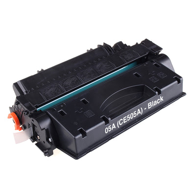 HP 05A (CE505A) kompatibler Toner Schwarz – schwarze Tonerkartusche 05A CE505A fuer gestochen scharfe Texte und klare Grafiken