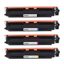 HP 126A Multipack kompatible Toner (CE310A, CE311A, CE312A, CE313A) in Schwarz und Farbe für hochwertige Druckqualität