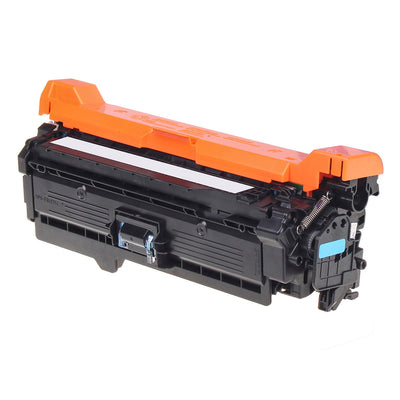 HP 507A (CE401A) kompatibler Toner Cyan Kartusche, kompatibler Cyan Laserdrucker-Toner fuer professionelle Farbdrucke